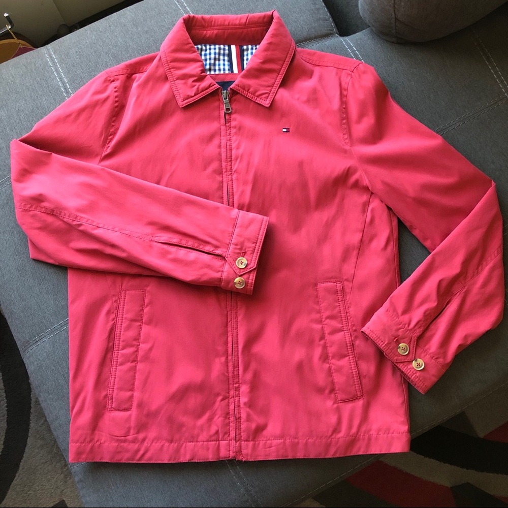 Tommy Hilfiger Wind Breaker Salmon Color Jacket